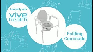 How To Assemble A Folding Bedside Commode [upl. by Raff505]