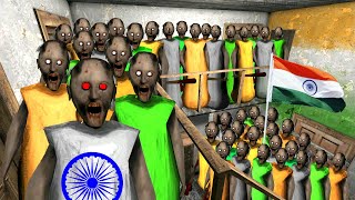 granny grandpa independence day 🇮🇳 granny grandpa game definition  granny and grandpa funny video [upl. by Aeli]