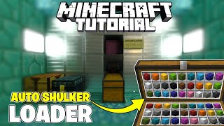 Shulker Loader Minecraft Bedrock Edition [upl. by Eatnad830]