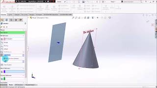 SolidWorks Düzlem Oluşturma [upl. by Durant]