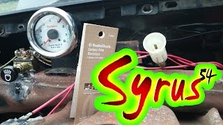 LS Swap Tachometer Install SunPro 8k Tach to 53 [upl. by Schultz599]