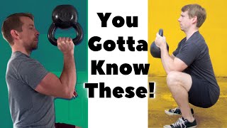 5 Kettlebell Exercises Every Beginner Needs to Know [upl. by Ody867]