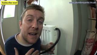 REMOVE AIRLOCK FROM RADIATOR  Plumbing Tips [upl. by Eolande373]