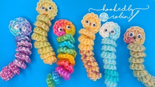 Crochet Worry Worm Pattern  Random Acts of Crochet Kindness [upl. by Rae]