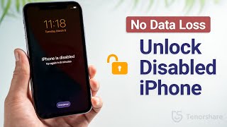 Forgot iPhone Passcode How to Unlock Disabled iPhone for Free without Losing Any Data [upl. by Hairas]