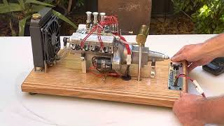 Conley Gen 3 50cc V8 nitro scale model engine [upl. by Picker]