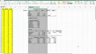 Stepwise Regression Using Excel [upl. by Imak]