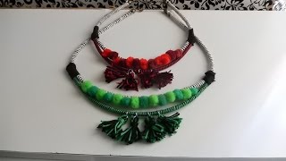 Collar de tendencia verano 2016 Estilo boho chic [upl. by Ogilvie]