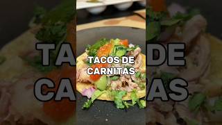 TACOS DE CARNITAS chefquintanilla receta chef [upl. by Ydospahr513]