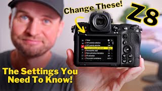 Set Yourself Up For Success  Nikon Z8 amp Z9 The Settings You NEED To KNOW [upl. by Bax]