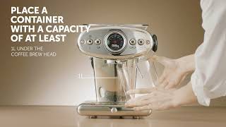 illy X1 Anniversary ESE amp Ground Coffee Machine  Descaling your illy X1 coffee machine [upl. by Sosthenna]