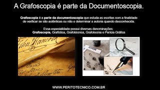 Grafoscopia e Documentoscopia para Peritos [upl. by Brena55]