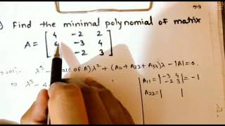 Linear Algebra  Minimal Polynomial PartI [upl. by Yerga]