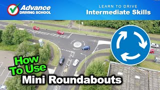 How To Use A MiniRoundabout  Learn to drive Intermediate skills [upl. by Hepzi920]