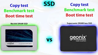 Crucial MX500 Vs Geonix Supersonic ssd [upl. by Lustig]