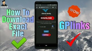 How To Download Files From GPlinkEarnLoad Simple Way To Skip Ads [upl. by Avner]