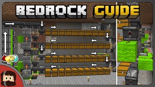 SIMPLE MultiItem Sorter A MUST SEE  Bedrock Guide S1 EP48  Tutorial Survival Lets Play Minecraft [upl. by Ellissa]