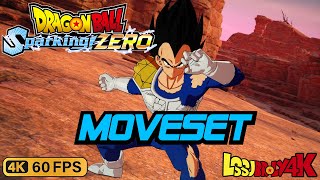 Vegeta ZScouter Moveset DRAGON BALL Sparking ZERO  4K 60FPS [upl. by Pul]