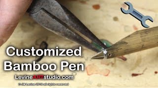 Customized Bamboo Dip Pen [upl. by Oiraved]