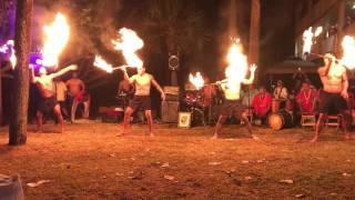 World fire dance champions  Via losefa Tiumalu wedding [upl. by Ydisac]