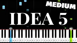 Gibran Alcocer  Idea 5 Piano Tutorial [upl. by Nylodam]