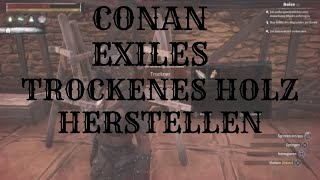 Conan Exiles  Trockenes Holz Herstellen PS4Deutsch [upl. by Revned]