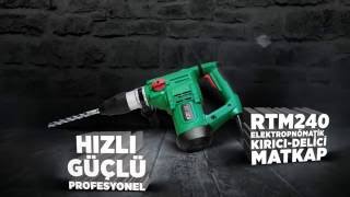 RTRMAX RTM240 Elektropnömatik Kırıcı Delici Matkap [upl. by Oznerol]