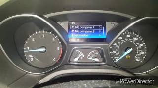 How to reset TPMS light on 2015 ford focus Tyre pressure warning light [upl. by Ibson]