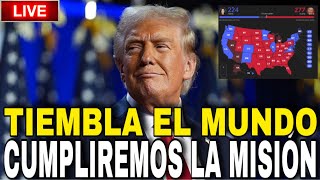 🔴 DIRECTO TRUMP NUEVO PRESIDENTE CUMPLIREMOS LA MISIÓN [upl. by Kacie]