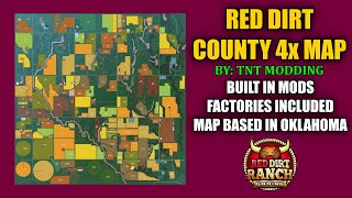 Red Dirt County 4x Map Review Farming Simulator 19 [upl. by Aicertap]