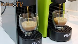 Nespresso Essenza Mini im Test Unboxing HandsOn amp kurzer Vergleich Krups amp DeLonghi Variante [upl. by Chapen635]