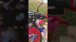 XR650L zero throttle hesitation from CV carb [upl. by Enirehs119]