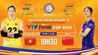 TRỰC TIẾP ĐT Việt Nam  Hà Nam Trung Quốc  VTV Ferroli Cup 2024  LIVE VTV Cup [upl. by Pilif]