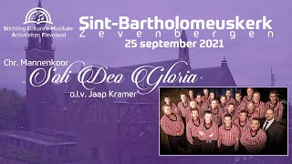 Concert Chr mannenkoor Soli Deo Gloria olv Jaap Kramer [upl. by Sone]