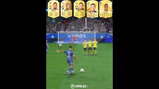 Mbappe Free Kicks Evolution From FIFA 21 To EA FC 25 mbappe kylianmbappe fc25 freekickgoals [upl. by Aidil811]