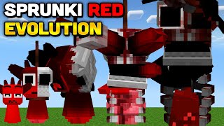 Minecraft But I Evolve SPRUNKI RED FINAL PHASE 19 [upl. by Reerg]