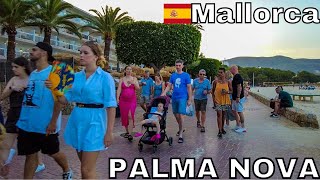 MALLORCA Majorca PALMA NOVA Evening Full Walk Tour SPAIN [upl. by Fai]