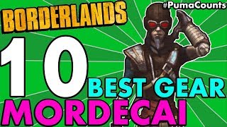 Top 10 Best Guns Weapons and Gear for Mordecai The Hunter in Borderlands 1 PumaCounts [upl. by Krista]