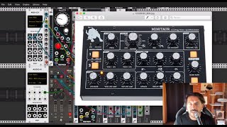 Moog minitaur  VCV RACK [upl. by Eidnak872]