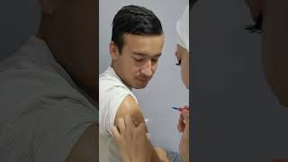 Intramuscular injection💉 Injection to deltoid muscle doctor injectionvlogs [upl. by Proud]