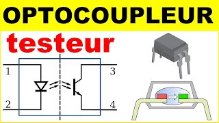 Testeur doptocoupleur electronique electronic optocoupler tester alimentation [upl. by Anairb]