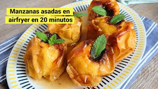 Manzanas asadas en Airfryer en 20 minutos [upl. by Schouten]