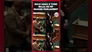 Bold Haka amp Torn Bills New Zealand MP Shakes Parliament  Times Now World [upl. by Laemaj]