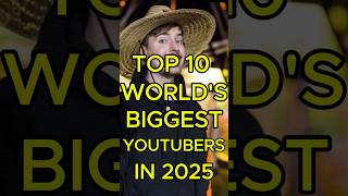 🔥 Top 10 Biggest YouTubers in the World 2025 🚀Top10 BiggestYouTubers ytshorts MrBeast TSeries [upl. by Ativoj807]