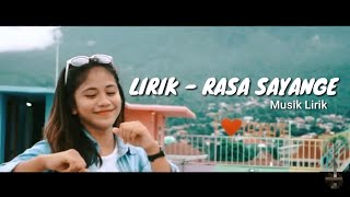 LIRIK  RASA SAYANGE  LAGU PANTUN x MALUKU  JOGEEEEEEET [upl. by Carolynn417]