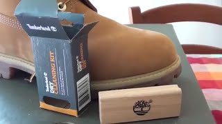 Timberland Dry Cleaning Kit unboxing  review [upl. by Dennard]