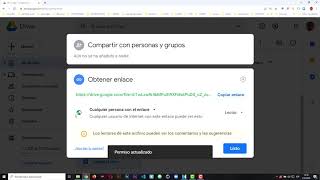 Como quitar la restricción de compartir de Google Drive a través de la computadora [upl. by Anawal]