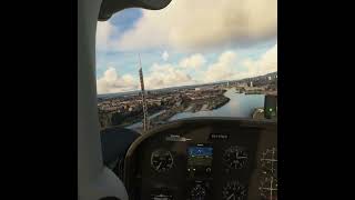 Aerial Glasgow microsoftflightsimulator aviation scotland british cessna [upl. by Plotkin]