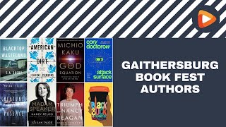 Authors and Books Featured at the 2021 Virtual Gaithersburg Book Festival [upl. by Aldric27]