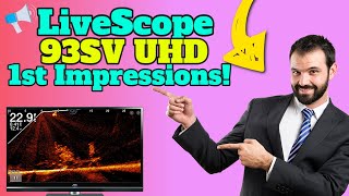 LiveScope Echomap 93SV UHD Install and First Impressions Part 1 [upl. by Terr]